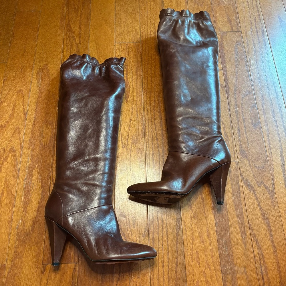 Size 9.5 - Marc by Marc
Jacobs brown leather boots